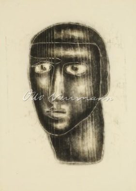 black woodblock head